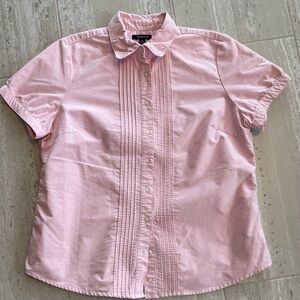 Lands' End Light Pink Men's Casual Button Down Shirt